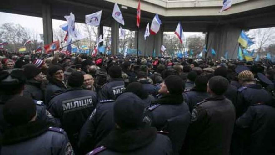 Tensión en la península de Crimea