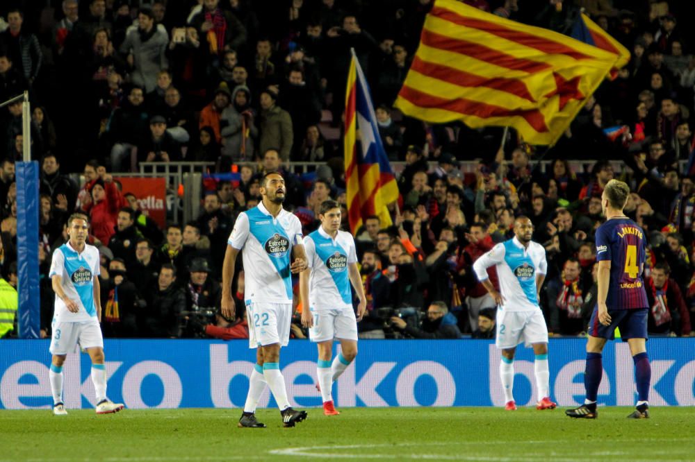 El Dépor sale goleado del Camp Nou