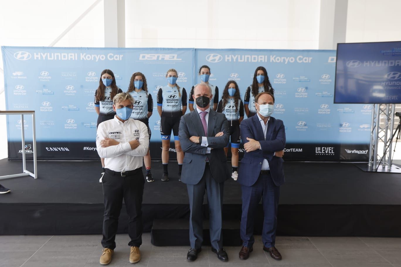 Presentación del equipo ciclista Hyundai Koryo Car