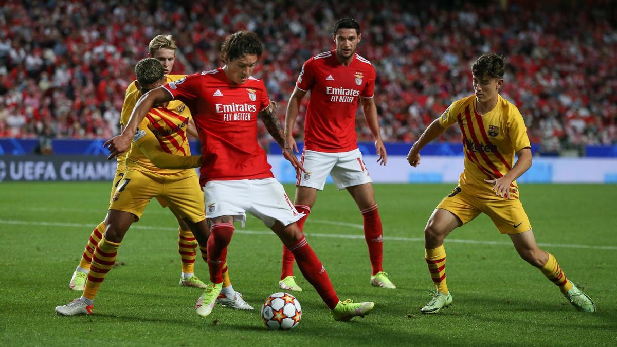 Liga de Campeones: Benfica - Barcelona, en imágenes