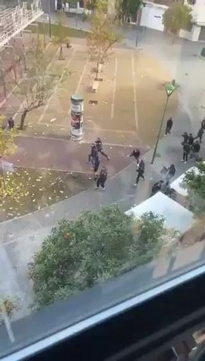 Ultras del Almería y del Córdoba se pelean en el barrio de Santuario antes de un partido