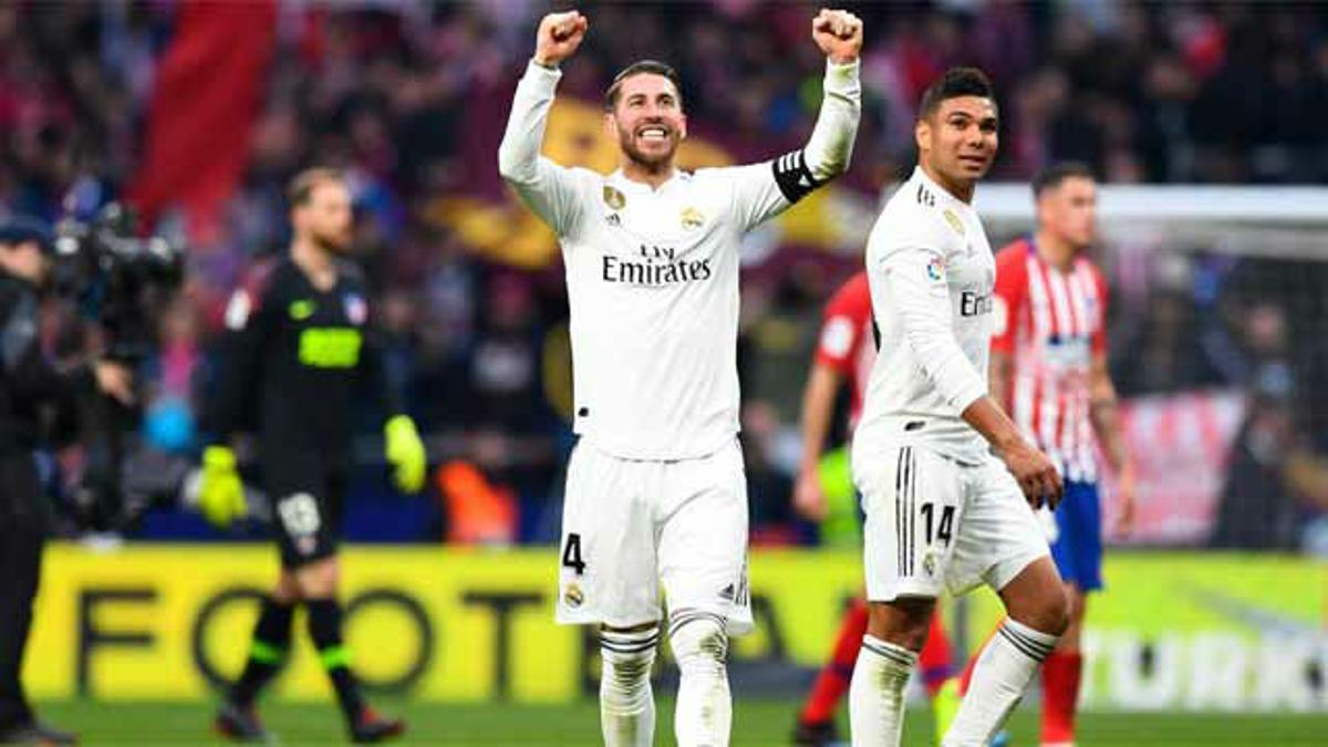 El Real Madrid consigue la victoria en un polémico derbi