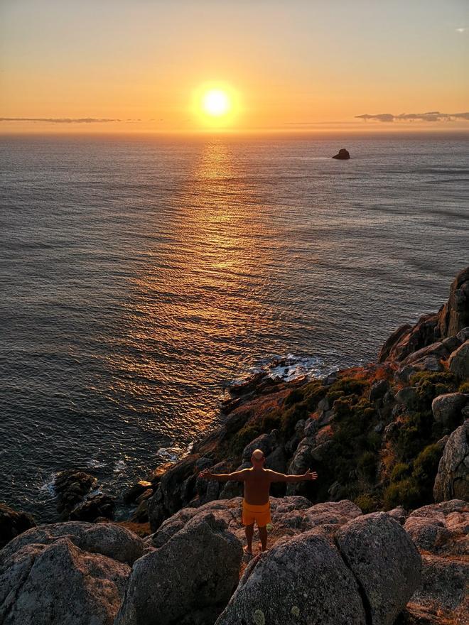 Cabo Fisterra Galicia Costa da Morte último atardecer