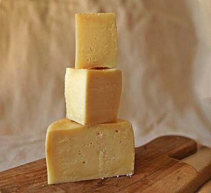 Queso de oveja semicurado del monasterio cisterciense de Tulebras, en Navarra.