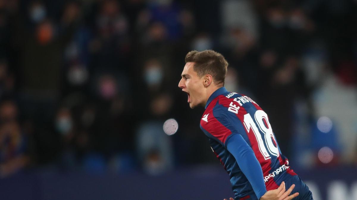 La venta de Jorge de Frutos se convertirá en la cuarta más cara de la historia del Levante UD, tras las las de Jefferson Lerma, Emmanuel Boateng y Keylor Navas