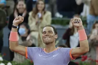 Nadal, tras ganar a De Miñaur en Madrid: «Todavía me ilusiona y emociona jugar a tenis»