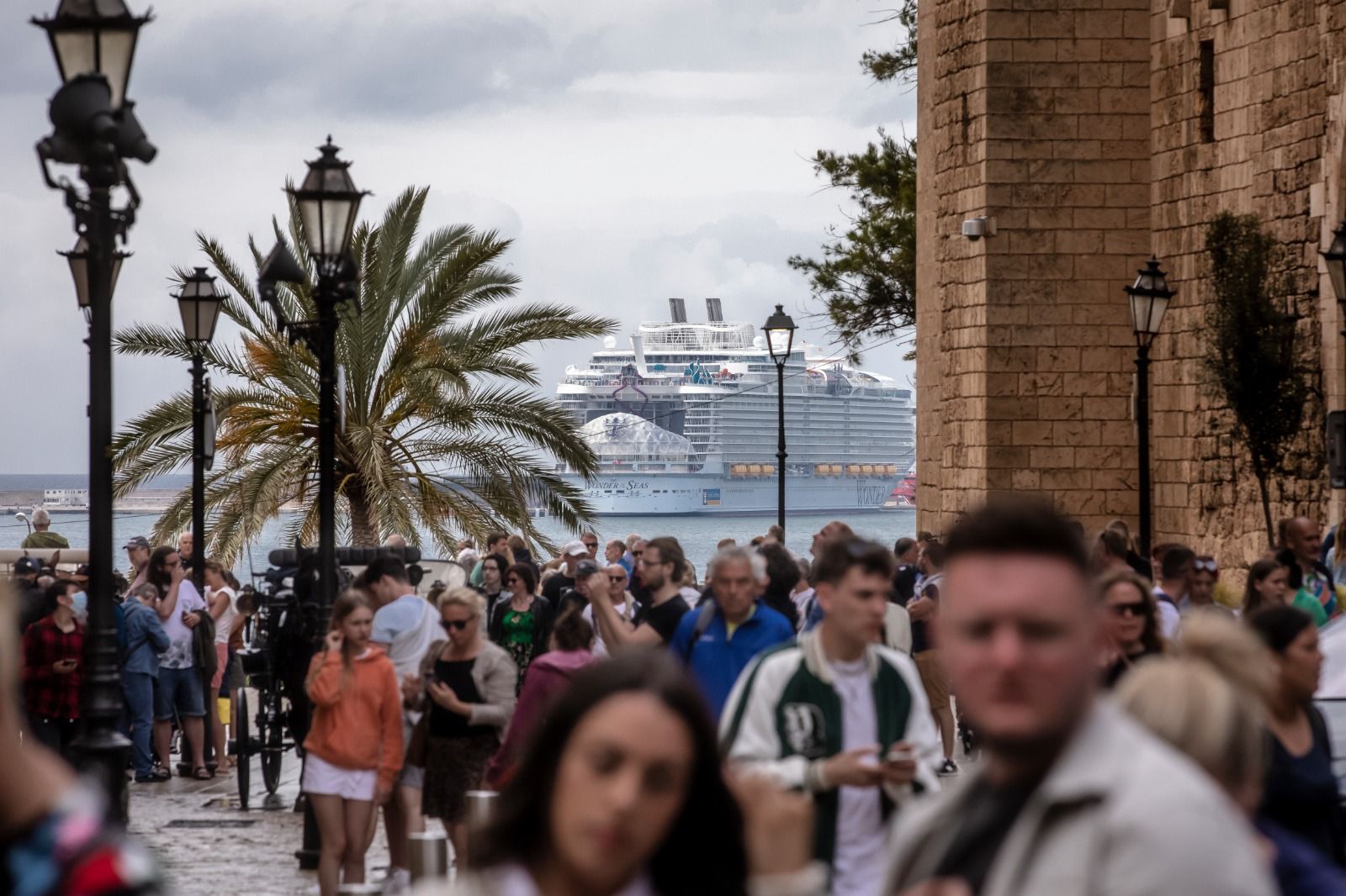 Los cruceristas visitaron las principales atracciones de la ciudad