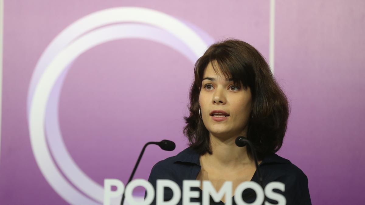 La coportavoz de Podemos, Isa Serra.