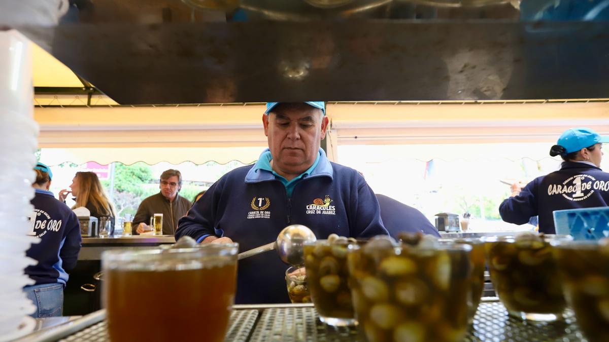 Los cordobeses, en busca de los caracoles