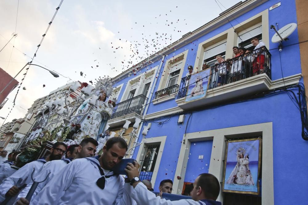 Procesión en honor a la Virgen del Socorro