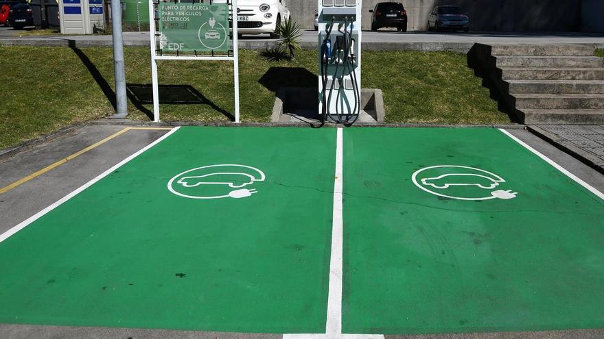 Puntos de recarga de coches eléctricos