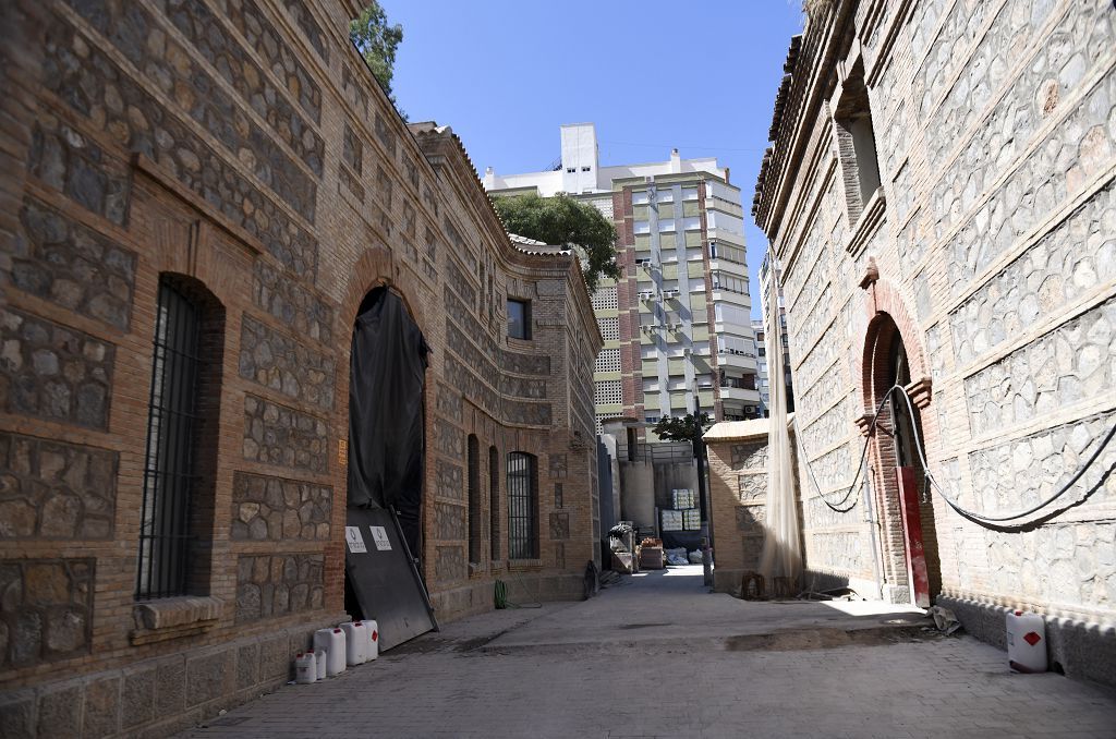 Así van las obras en la segunda fase de la Cárcel Vieja de Murcia