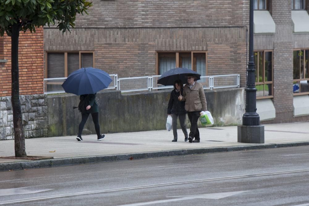 Mal tiempo en Oviedo