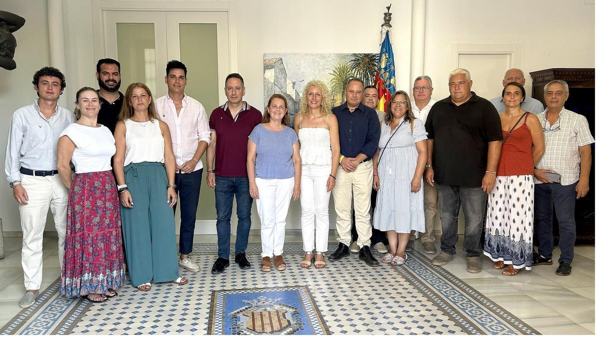 Recepción en el Ayuntamiento de Meliana.