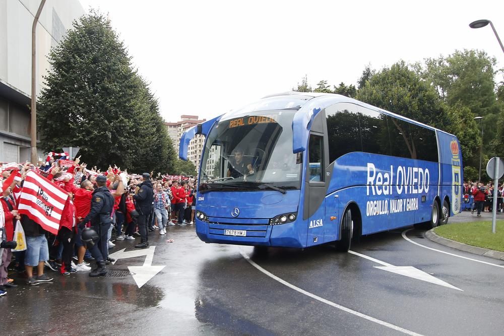 Incidentes antes del derbi entre Real Sporting y Real Oviedo