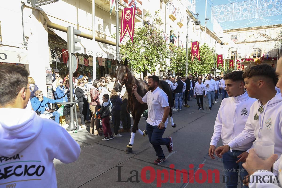 Concurso de caballo a pelo: pasacalles hasta el Hoyo en Caravaca