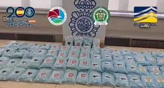 Incautadas en el aeropuerto de Madrid 250.000 pastillas de droga sintética procedentes de Colombia