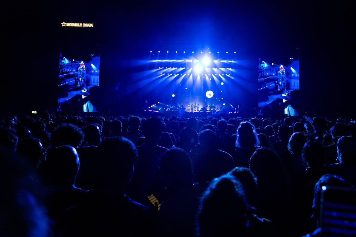 Gorillaz, durante su concierto en la tercera jornada del Primavera Sound 2026.