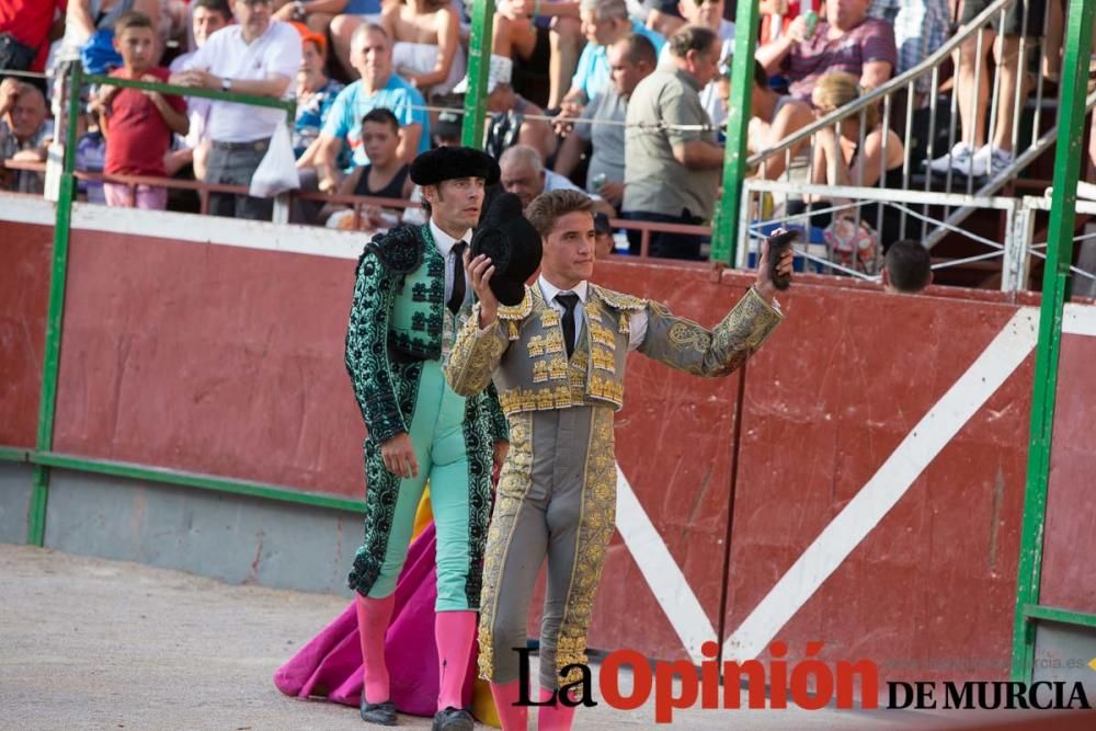 Primera novillada en Blanca