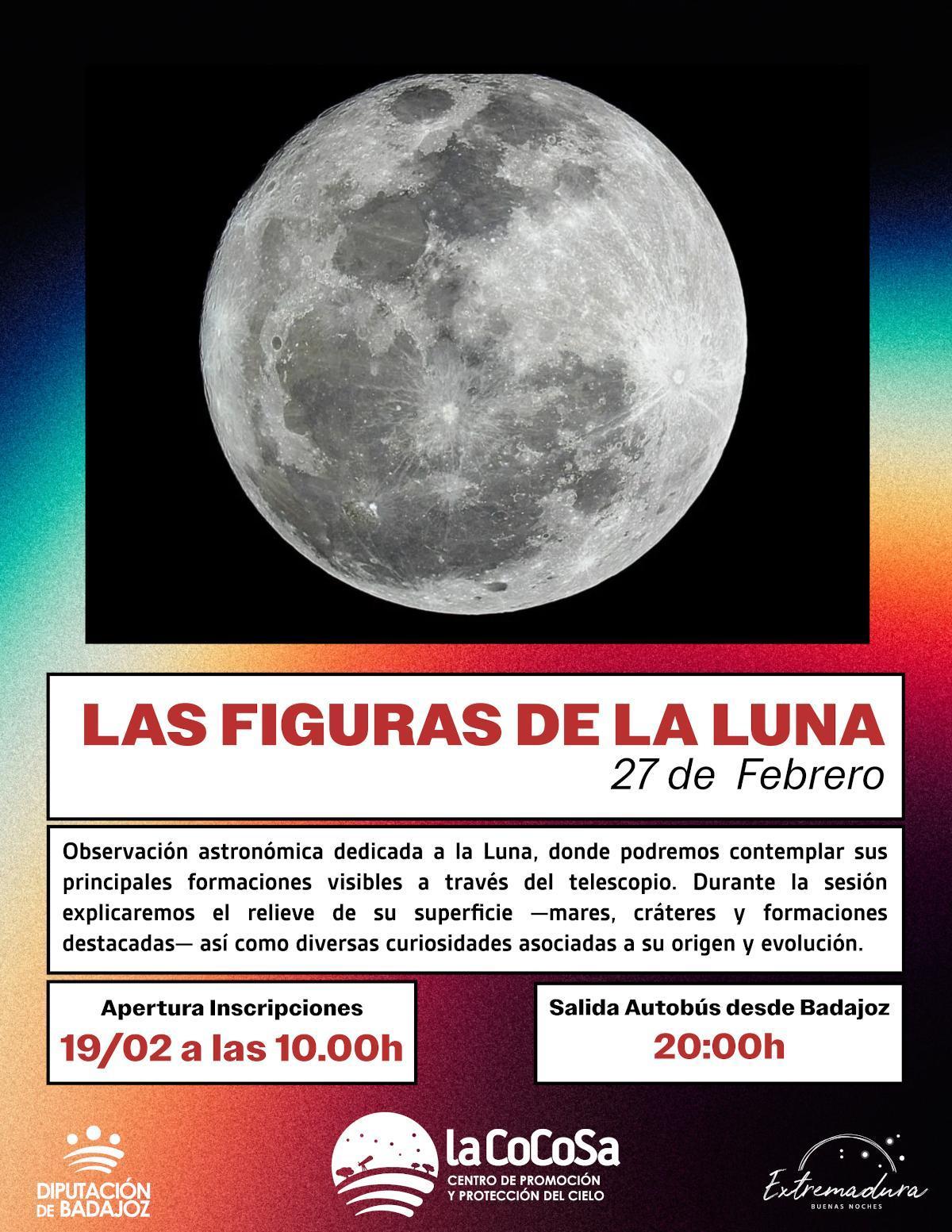 Cartel de la actividad de la Diputación de Badajoz.