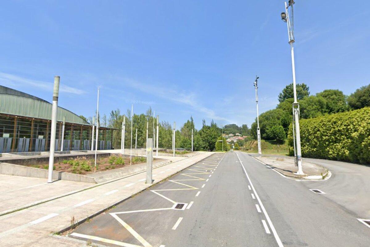 Vía Diego Bernal en Santiago, frente al Multiusos