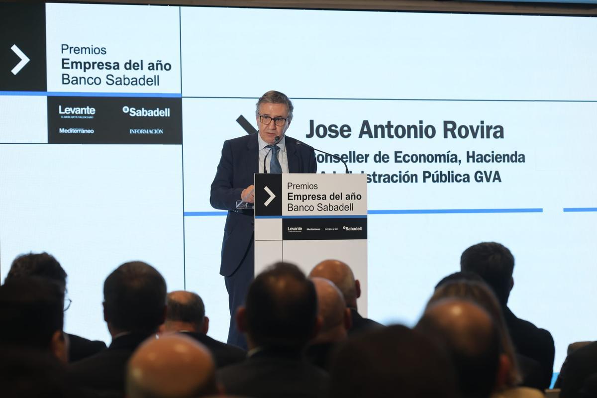 José Antonio Rovira, conseller de Economía, Hacienda y Administración Pública.