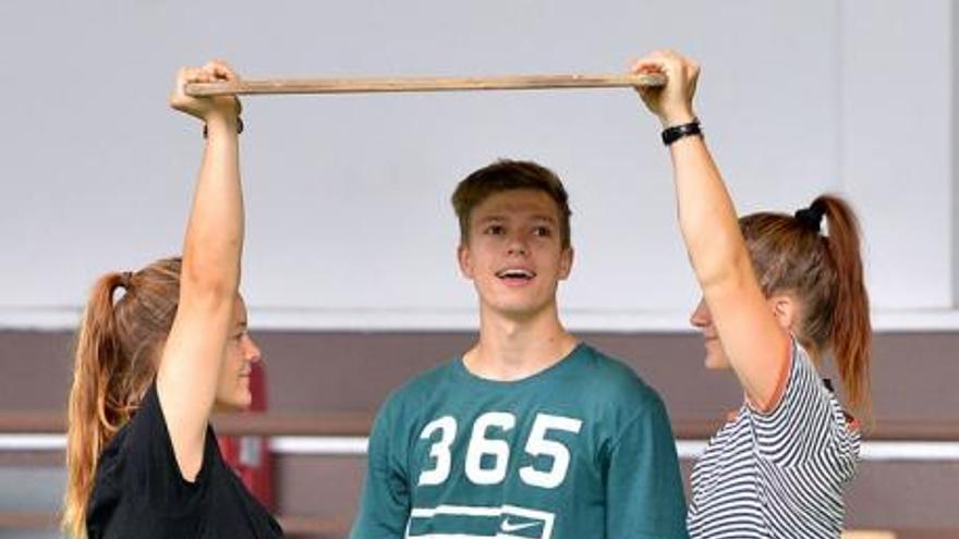 Entrenamiento en Ingenio de la selección de gimnasia de Dinamarca
