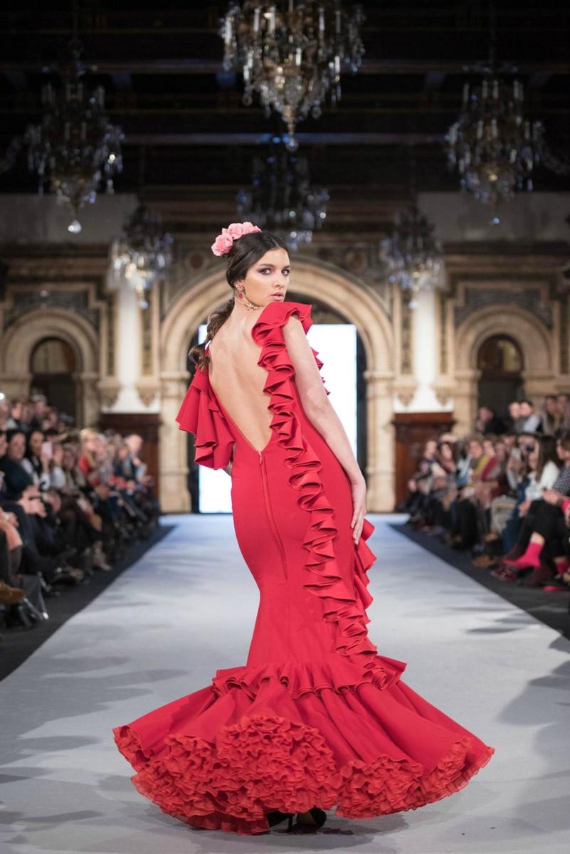 Traje de flamenca de Santana Diseños