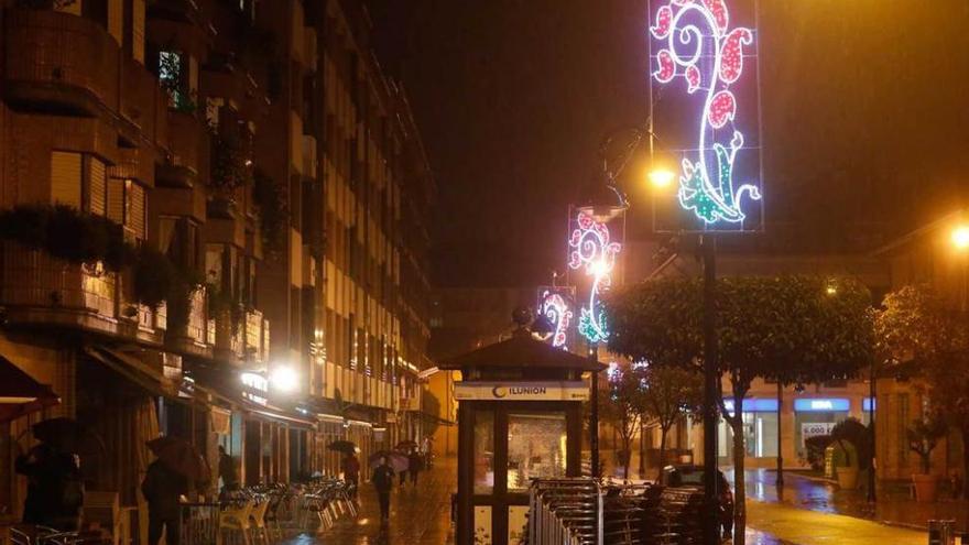 Castrillón presupuesta en 99.000 euros el contrato para las luces de Navidad
