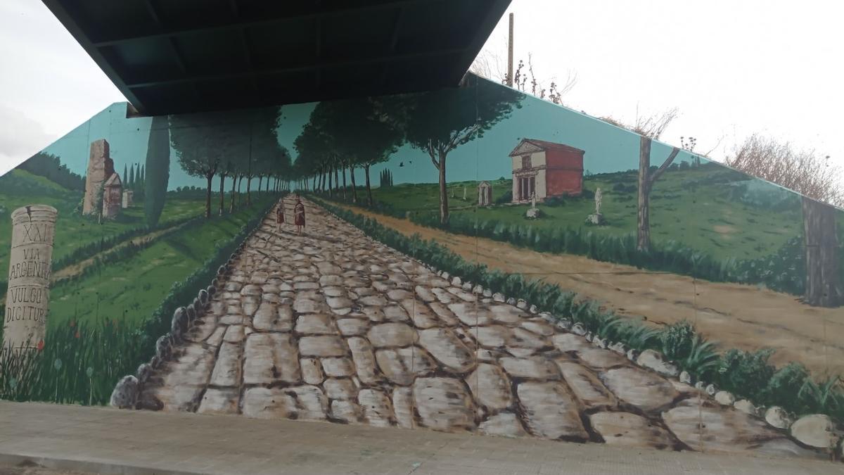 Nuevo mural en Pinilla.