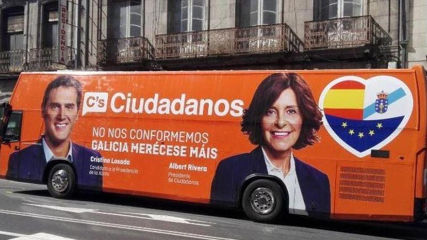 Ciudadanos se enreda con los símbolos de Galicia