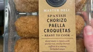 Croquetas de paella con chorizo: el producto inglés que indigna a España