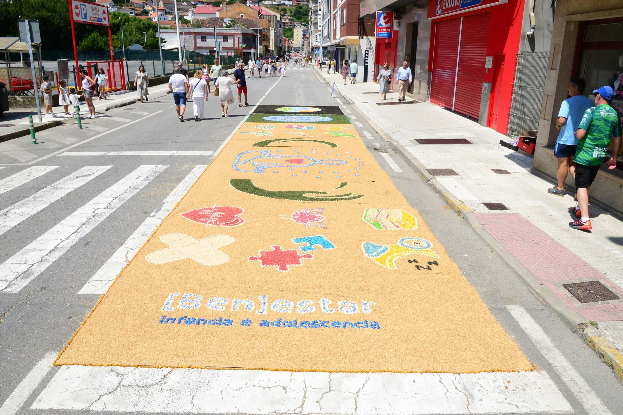 La fiesta de las alfombras florales del Corpus en Bueu (III)