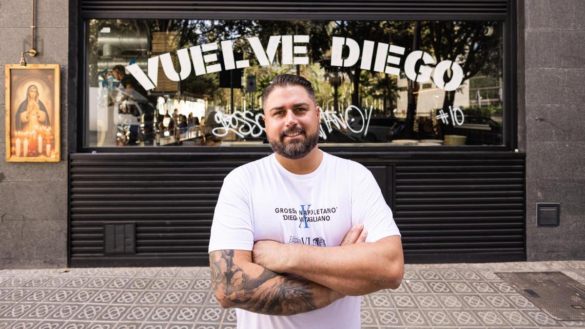 El napolitano Diego Vitagliano, mejor 'pizzaiolo' del mundo.