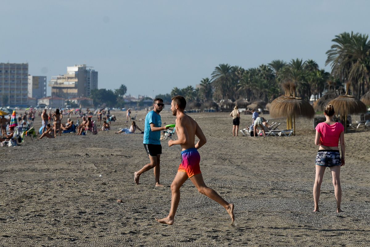 Primer fin de semana de la nueva normalidad en Málaga