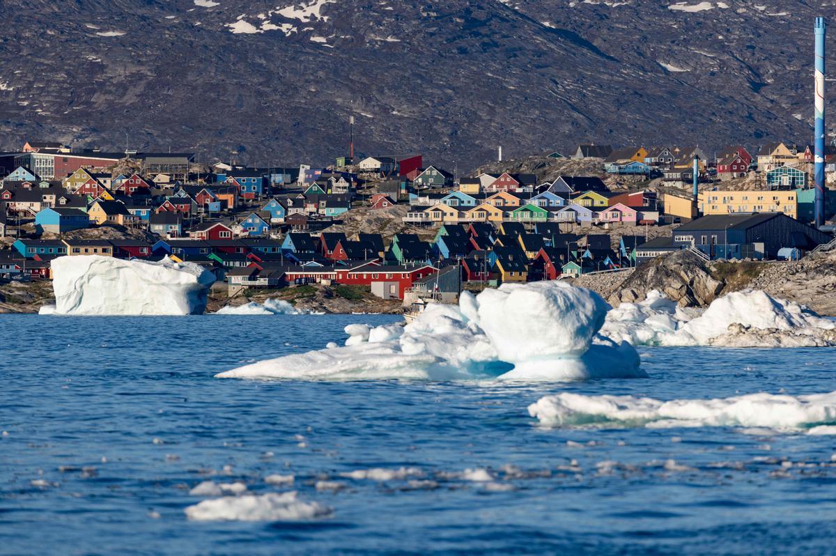 Bahía Disko en Groenlandia