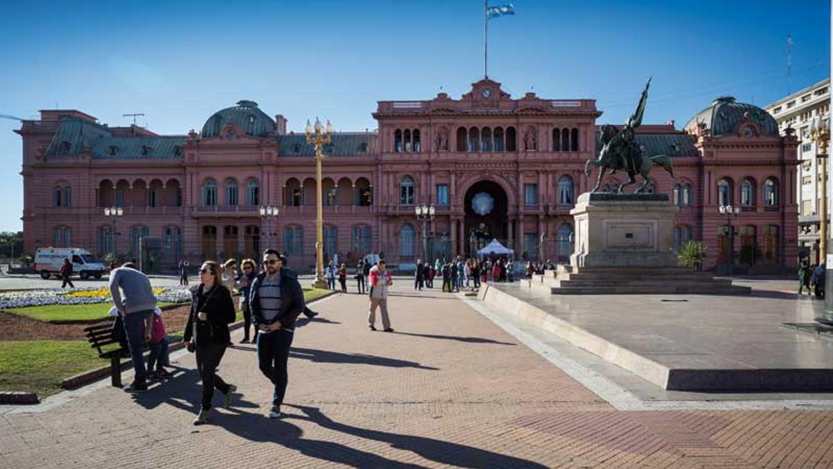 Plaza de Mayo y la Casa Rosada