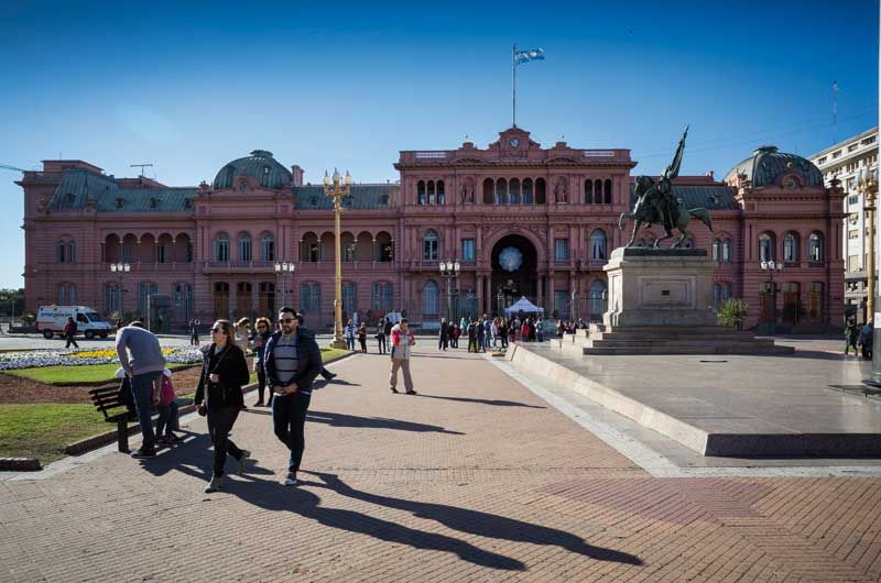 Plaza de Mayo y la Casa Rosada