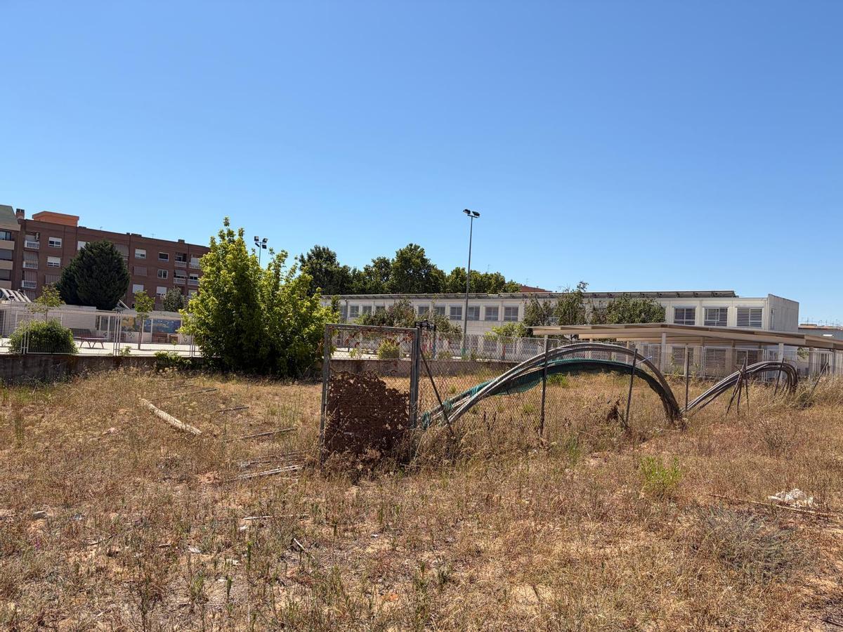 La ubicación del yacimiento junto al colegio Vil·la Romana.