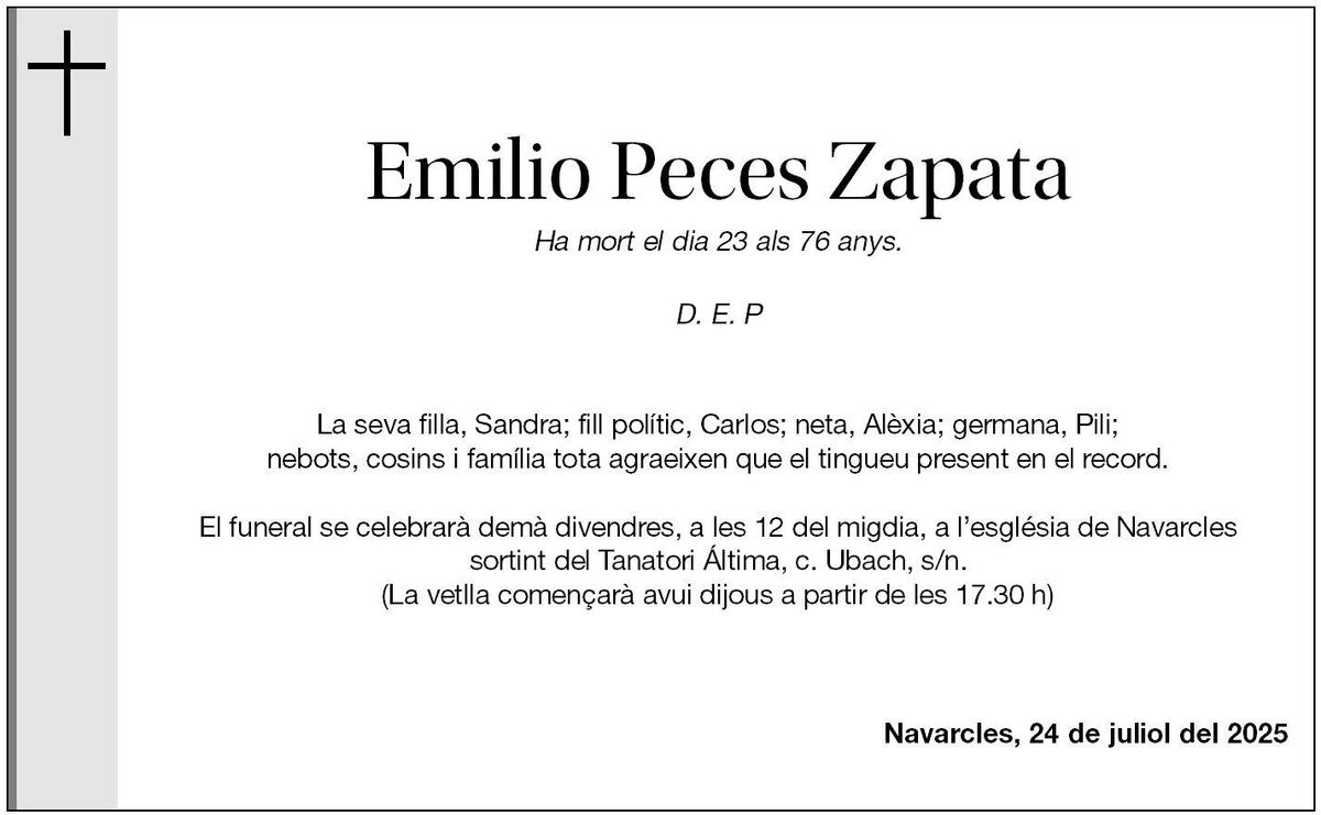 EMILIO PECES ZAPATA