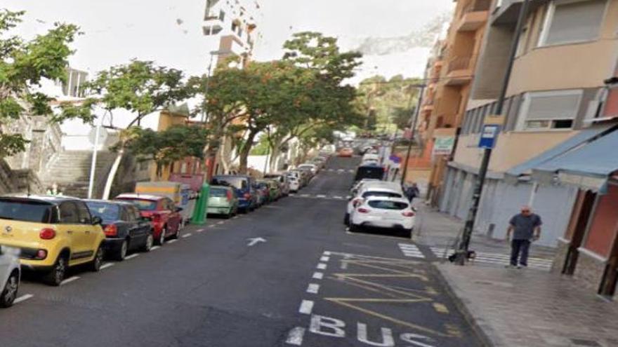 Calle Santiago Beyro, en Santa Cruz de Tenerife.