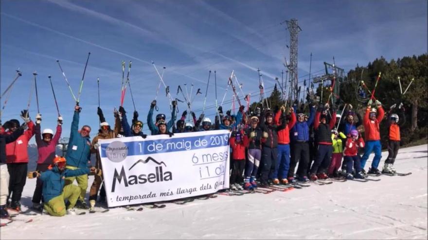 Els usuaris de Masella acomiaden la temporada de neu