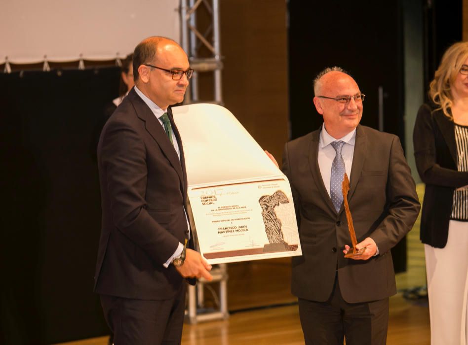 Entrega de premios del Consejo Social en el ADDA