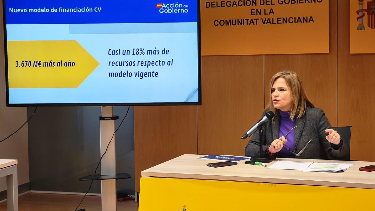 Pilar Bernabé, delegada del Gobierno en la Comunitat