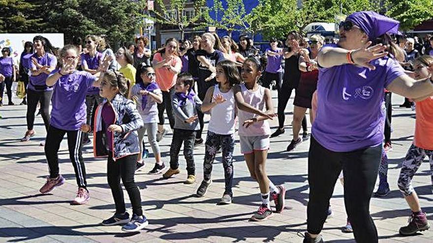 La plaça de Sant Joan va acollir activitats durant tot el matí