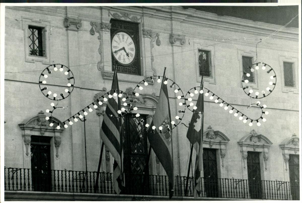 Así eran antes la luces de Navidad de Palma