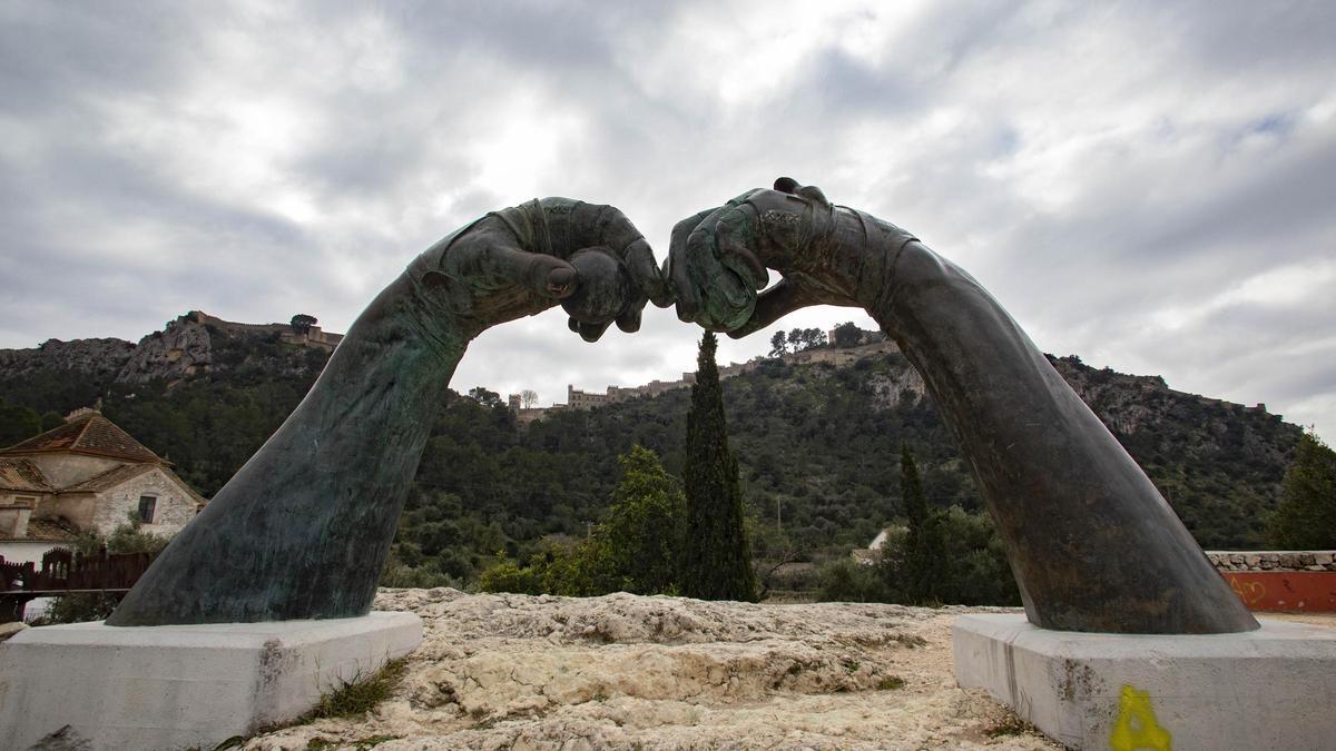 PATRIMONIO ARTÍSTICO El monumento del pilotari de Manuel Boix también