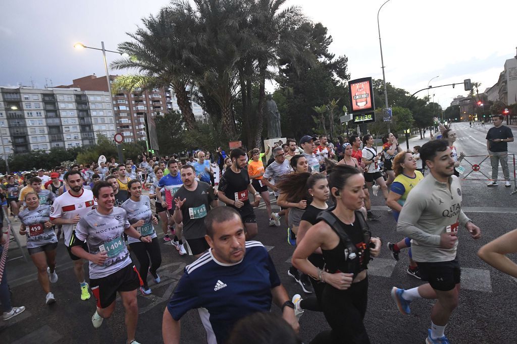 Carrera nocturna de Murcia, en imágenes