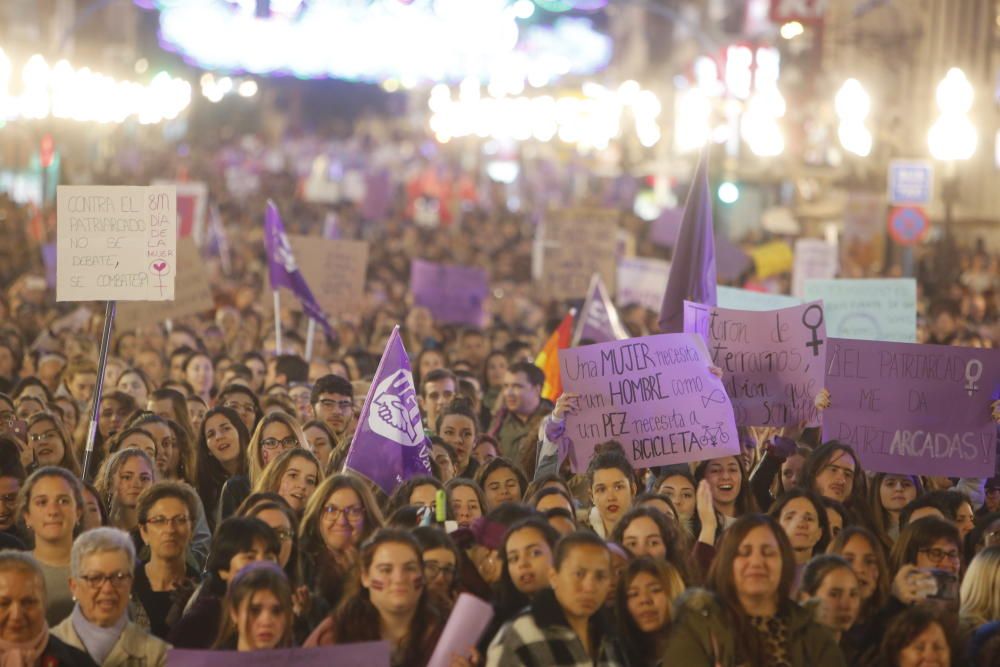 Manifestación del 8M en Alicante