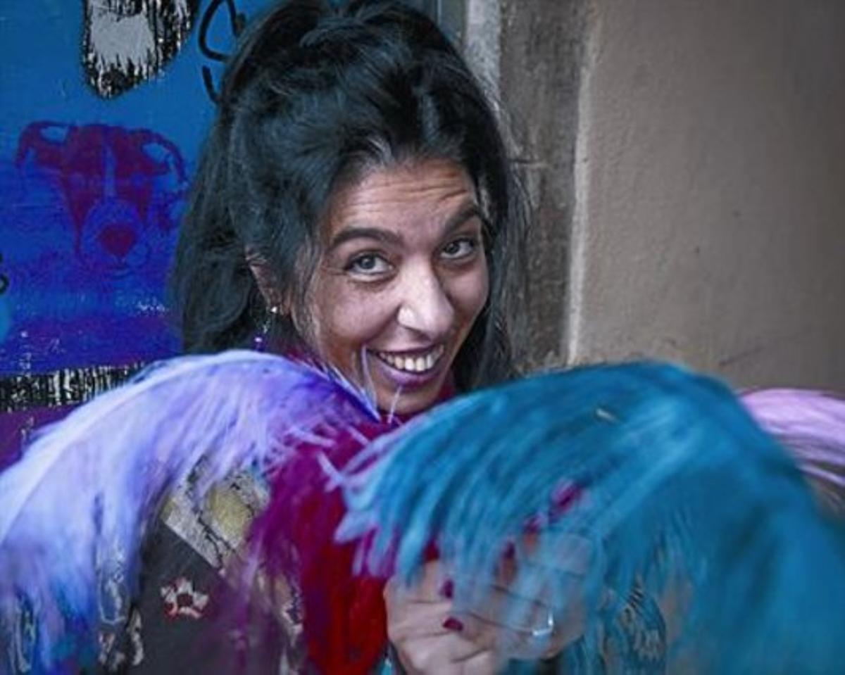 Rossana Taddei, fotografiada ahir a Barcelona.